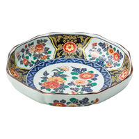 西日本陶器 染錦金彩紋 八寸盛皿 618814 1個（直送品）