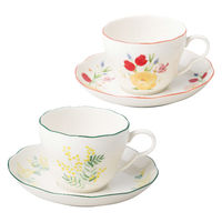 山加商店 ペアカップ&ソーサーセット(ミモザ・チューリップ) HBK11/12-1 1個（直送品）