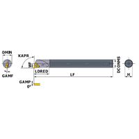 三菱マテリアル 小物部品加工用ボーリングバー C_SWUC_C C18-16SWUCL06-140-C 1個（直送品）