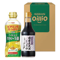 日清オイリオ 日清ヘルシーオイル&国産丸大豆醤油ギフト TOS-10A 1個（直送品）