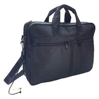 三実通商 渉外鞄 防犯 ブザー付 ソフト ビジネスバッグ 軽量 普段使い 30902B 1個（直送品）