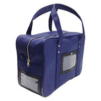 三実通商 MJ錠帆布メール用鞄 MJ錠付 紙幣約10束収納可 セキュリティ MJ-22-kon 1個（直送品）