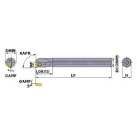 三菱マテリアル 内径加工 小物部品加工用ボーリングバー S_STUP_C_S S22-20STUPL11-150-C 1個（直送品）