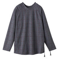 ケアファッション 脇開きファスナーまえむきTシャツ ネイビー M W0182065711 1着（直送品）