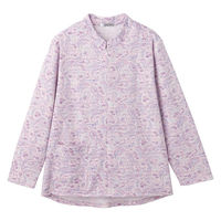 ケアファッション ロングファスナーTシャツ パープル 3L W0182114725 1着（直送品）