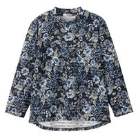 ケアファッション 後ろ長めTシャツ ネイビー M~L W0182115921 1着（直送品）