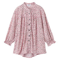 ケアファッション 隠れファスナーブラウス ローズ M~L W018211921 1着（直送品）