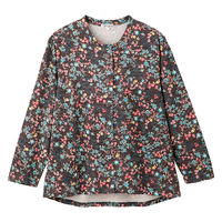 ケアファッション カットマグネット釦カーディガン(指先ストレッチ) オレンジ M~L W018215761 1着（直送品）