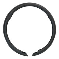 BONFORM ハンドルカバー カーボン丸形QK 円型 S・M兼用 ブラック 6849-16BK 1個（直送品）