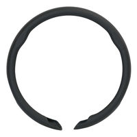 BONFORM ハンドルカバー ディンプル丸形QK 円型 S・M兼用 ブラック 6850-16BK 1個（直送品）