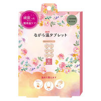 ほんやら堂 ながら温タブレット 花柄 貼るだけタブレット 1箱（6枚入り）