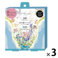 ほんやら堂 ながら温アイマスク 感謝の気持ちを込めて スイートブーケの香り 1セット（1箱（3枚入）×3）