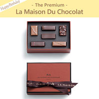 【お誕生日】ラ・メゾン・デュ・ショコラ | The Premium 選べるブランドカタログ B （ギフトカードタイプ）　二重封筒／熨斗（御歳暮）（直送品）