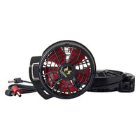 サンエス 12V仕様 ファンセット(ななめタイプ) RD9211H 1セット（直送品）
