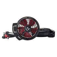 サンエス 12V仕様 ファンセット(フラットタイプ) RD9221H 1セット（直送品）