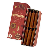 丸叶むらた ろうそく CHOCOLATE TIME チョコレートキャンドル 18本入 CL-07 1箱（直送品）