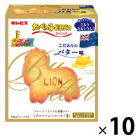 クッキー ビスケット 箱 食べきりサイズ たべっ子どうぶつ こだわりのバター味 63g 1セット（1個×10）