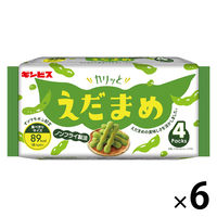 スナック菓子 おつまみ 小袋 お配り菓子 カリッとえだまめ 18g×4袋入　　 1セット（1個×6）