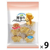 洋菓子 個包装 お配り菓子 ネッカリッチ厚切りバウムクーヘン 1セット（1個×9）