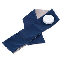 首に巻く氷のう ネイビー 武田コーポレーション 冷却用品 首ベルト 繰り返し 氷嚢 ひんやりグッズ 1個