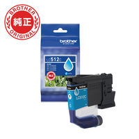 ブラザー（brother） 純正インクカートリッジ LC512C シアン 1個