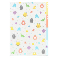 デザインフィル 3ポケットクリアホルダー [A4] モンスター 35669006 1セット(1枚×5)（直送品）