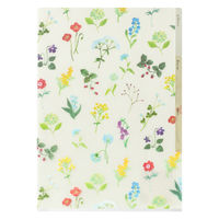 デザインフィル 3ポケットクリアホルダー [A4] 花柄C 35666006 1セット(1枚×5)（直送品）