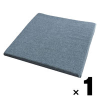 座布団 椅子 チェアパッド 低反発 車 お尻 オフィス 黒 ブラック 座面 四角 お洒落 シンプル 体圧分散（直送品）