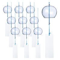 アーテック ガラス風鈴 10個セット 58567 1包（直送品）