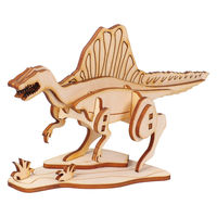 アーテック 木製3Dパズル スピノサウルス 58718 1セット(1個×5)（直送品）