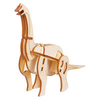 アーテック 木製3Dパズル ブラキオサウルス 58719 1セット(1個×5)（直送品）