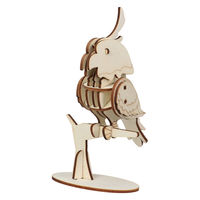 アーテック 木製3Dパズル インコ 58729 1セット(1個×5)（直送品）