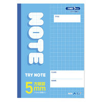 アーテック 5mm方眼ノート(A4) ブルー 30枚 74692 1セット(1冊×4)（直送品）
