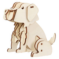 アーテック 木製3Dパズル レトリバー 58725 1セット(1個×5)（直送品）