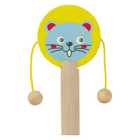 アーテック 木製でんでんたいこ ねずみ 22116 1セット(1個×5)（直送品）