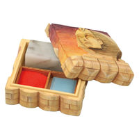 アーテック 木彫印材ケース 105×105×60mm 12709 1セット(1個×2)（直送品）