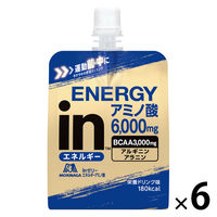 inゼリー（インゼリー） エネルギーアミノ酸　栄養ドリンク味 1セット（1個（180g）×6）　運動前・運動中　ゼリー飲料