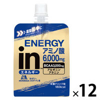 inゼリー（インゼリー） エネルギーアミノ酸　栄養ドリンク味 1セット（1個（180g）×12）　運動前・運動中　ゼリー飲料
