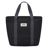 保冷ランチバッグ 7L ブラック RFF-0071 BK 1個 トートバッグタイプ 4層断熱構造 手洗いOK サーモス