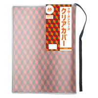 TTC フローズン クリアカバー A5 クリア×グレー 608875 1個（直送品）