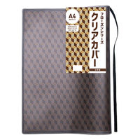 TTC フローズン クリアカバー A4 スモーク×ブラック 609070 1個（直送品）
