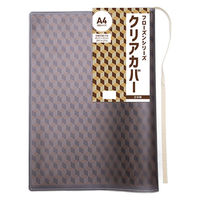 TTC フローズン クリアカバー A4 スモーク×ホワイト 609056 1個（直送品）