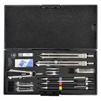 ドラパス DR NO.429 独式製図器セット 9本組19品 【製図器シリーズ】 01429 1個（直送品）