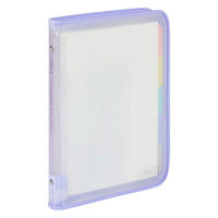 マルマン B5 バインダー ジップル パープル F619-10 1セット(2個)（直送品）