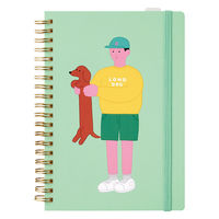 キングジム HITOTOKINOTEコミック(ワンコ HN-CR09 1セット(5冊)（直送品）