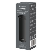 小林薬品 冷温スリム水筒ブラック KO426BK 1セット(2本)（直送品）