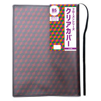 TTC フローズン クリアカバー B5 スモーク×ブラック 608998 1個（直送品）