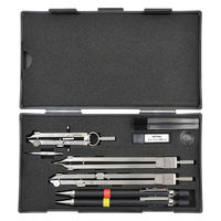 ドラパス DR NO.524 独式製図器セット 6本組14品 【製図器シリーズ】 01524 1個（直送品）