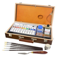 アムス 油絵具木箱セット (KA) 800174 1個（直送品）