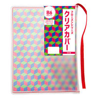 TTC フローズン クリアカバー B6 クリア×レッド 608691 1個（直送品）